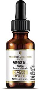 Amphora Aromatics COSMOS Organic Borage Oil (20% GLA) 25ml