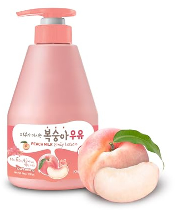 WELCOS KWAILNARA Milk Body Lotion 560 g / 19.75 oz. (Peach Milk), 19.75 Fl Oz (Pack of 1)