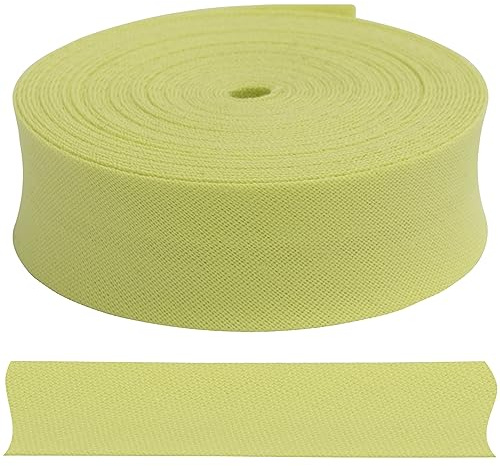 Aerzetix – C68021 – dekorativt snedband 4,5 meter x 18 mm – färg reseda – av polyester/bomull