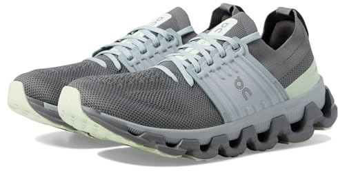 On Women's Cloudswift 3 Running Shoes, Rock/Lima, 7