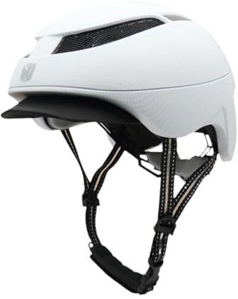 FLCPJGV Hochwertiger Reithelm mit Sonnenschutz für Damen Und Herren, Weiß