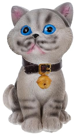 Abaodam Cat Glasses Stand Made of Durable Resin Plush Lined Glasses Holder Decorative Organiser for Home for Any Glasses and Unique