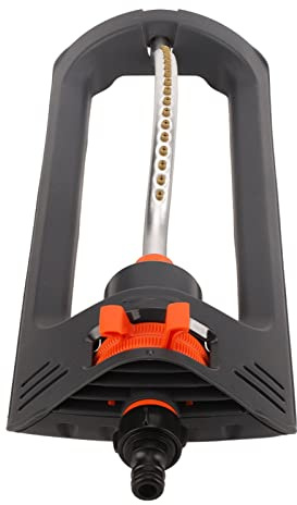 Sonew Sprinkler à Pelouse Oscillant Automatique avec 19 Système de Buse, Quatre Modes d'arrosage, Idéal pour l'irrigation Maison et Jardin, la Construction Solide en Plastique et en Aluminium
