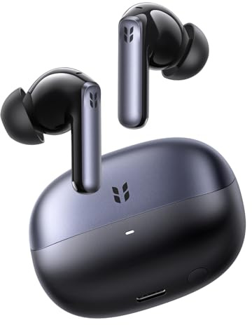 UGREEN EchoBuds Plus Cuffie Bluetooth Auricolari ANC Adattiva 55dB Hi Res