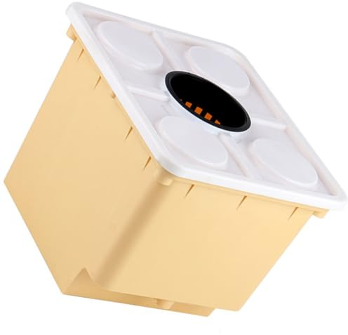 NIYANGLE Secchio per Coltivazione Fuori Suolo Pp Resistente Antiacido Cestino e Coperchio, Barile per Piantare Ortaggi e Frutta, Kit per Coltivazione Fuori Suolo per Serra e Giardinaggio