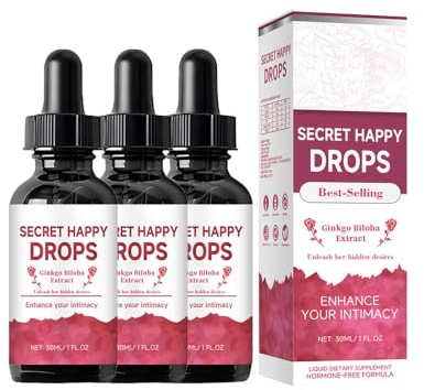 Gotas de Hormonas Felices,Potente Líquido De Placer,Potenciador De La Excitación Sensual Para Mujeres,Aumenta El Placers Adecuado Paras Parejas,30ml*3pc
