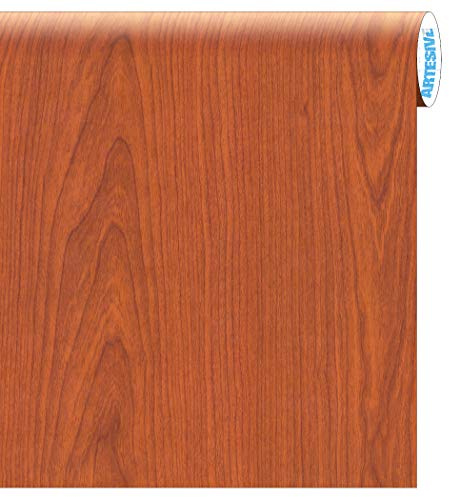 ARTESIVE WD-053 Ciliegio Medio larg. 90 cm AL METRO LINEARE - Pellicola Adesiva in vinile effetto legno per interni per rinnovare mobili, porte e oggetti di casa