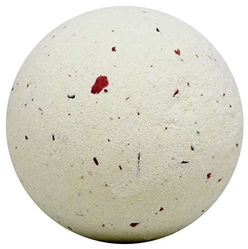 Labnatur Bomba de Baño Jazmín con Pétalos - Hidrata, Suaviza y Perfuma la Piel - Aroma Floral y Delicado - Bombas de Baño Naturales y Relajantes - 140g