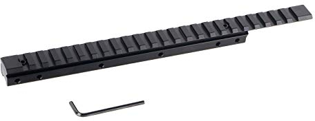 FOCUHUNTER Picatinny Rail Mount 24 Slots Konverter Rail Mount Schwalbenschwanz auf Picatinny/Weaver Adapter für 11 mm bis 20 mm Rail Base Zubehör