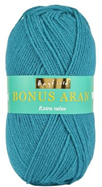 Sirdar Hayfield Bonus Aran Yarn, Rainforest (668), 100g