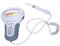 Poolwasser Testgerät, ph chlor messgerät pool, Chlormessgerät für Koi, Schwimmbecken-Wassertest-Kit-Tool, PC‑102 CL2 Chlor und PH Tester Schwimmbad Spa Wasserqualitäts Analysator mit Sonde