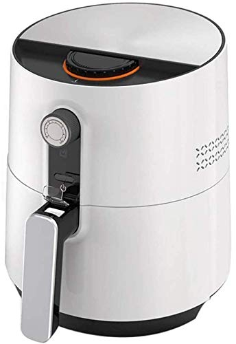 AJIEYMXD Freidora de Aire eléctrica de 3,6 L, Horno, Estufa, sartén Antiadherente, sin Aceite, minihorno bajo en Grasa, Temporizador Manual, 1500W, Interesante