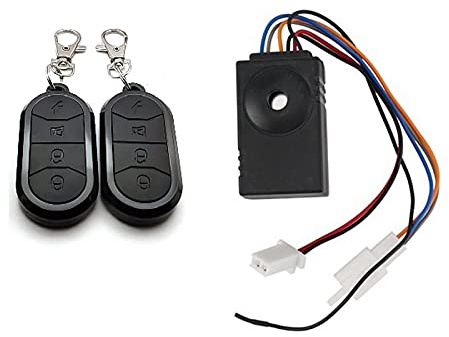 CAIONPLE Système d'alarme Ebike - Double télécommande - 36 V 48 V 60 V 72 V - Accessoire universel étanche pour vélo