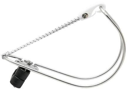 Perfeclan Soporte para aro Salvavidas, Soporte para aro Salvavidas Marino, Soporte Profesional de Acero Inoxidable para aro Salvavidas de Barco, Soporte para, Sin Doble Abrazadera