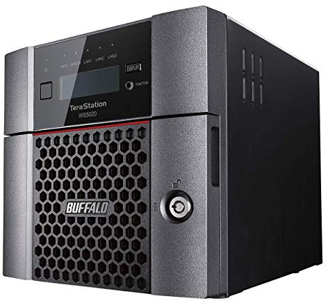 BUFFALO TeraStation WS5220DN 2-Bay Windows Server IoT 2025 Desktop NAS 4TB (2x2TB) w/HDD Included