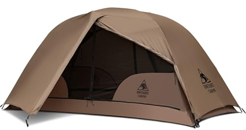 OneTigris COSMITTO 2.0 1P/2P Person Backpacking Tent Shelter- Free Standing Lightweight Waterproof 3 Season Camping Tent for Outdoor Hiking Mountaineering