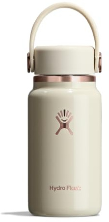 Hydro Flask Micro Bottle - Insulated Mini Leak Proof Flask for Purse or Pocket in 6.7 Oz Linen Rose Gold