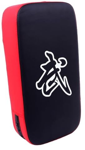 JOINPAYA Schlagpolster Kampfsport Aus Pu-Leder Gepolstertes Kick Pad Mit Stoßverteilenden Schichten Und Stabilen Nähten Für Kickboxen Taekwondo Boxtraining Sparringsausrüstung 14.96X7.87X3.94In