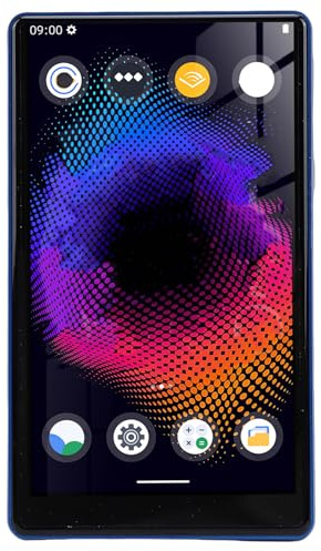 Gugxiom 128 GB MP3-spelare med Bluetooth och WiFi, Musikvideospelare med Spotify 5 Pekskärm Android MP4 MP3-spelare för Barn med Audible, YouTube, Spotify Kids (Blå)