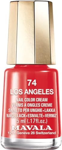 Mavala - Vernis à Ongles Mini Color - Application Précise et Aisée - Longue Tenue - Séchage Rapide - Brillance Durable - Formule Végane - Crème - 74 Los Angeles