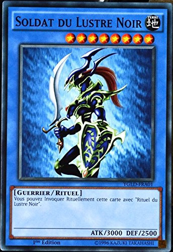 carte YU-GI-OH YGLD-FRA01 Soldat du Lustre Noir NEUF FR by Yu Gi Oh