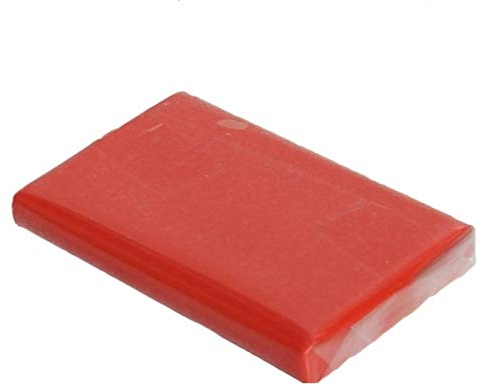 Reinigungsknete Lackreiniger STARK Glasreiniger Polierknete Lackknete ROT 100g