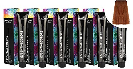PostQuam - Pack de 6 Tintes de Peluqueria Profesional de Elevado Poder Cubriente | Tinte Permanente 100% Cobertura de Canas Garantiza Color Natural Uniforme y Duradero - Más de 90 Colores Disponibles