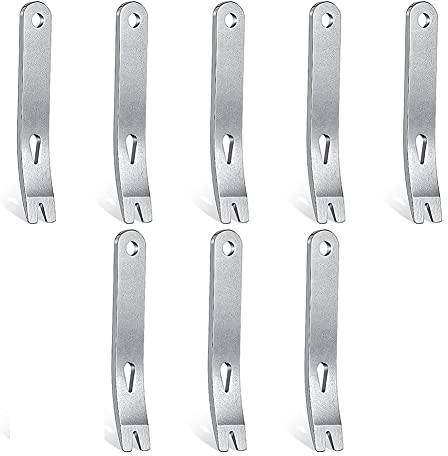 Iegefirm 8 StüCk Mini Brecheisen Rostfreier Flach Multifunktions Kleine Hebel Brecheisen Mini Brecheisen ÜBerlebens ÖFfner Werkzeug Set