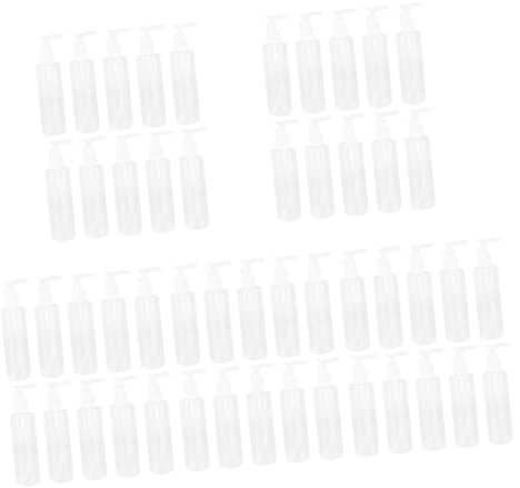 FOMIYES 50 Pièces Flacon Pompe Vide de Lotion Contenant de Voyage pour en Barre Makeup Make up Toilette distributeurs de Liquide flacons à Pompe