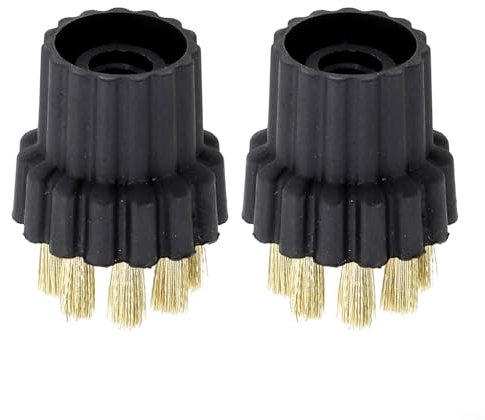 2 Stück für Dampfreiniger Bürstenkopf Ersatzteile Essential Mop Zubehör für hartnäckigen Schmutz