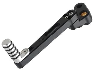 KVSWBRE Leve cambio moto, pedale cambio lato sinistro, adatte per Ducati Hypermotard 821/SP 939/SP Hyperstrada 821 939. Leva Cambio Piastra del Gradino(Silver)
