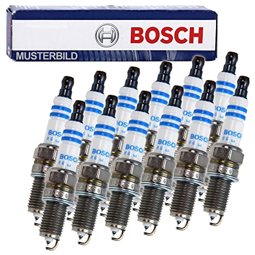 12x Zündkerze Original BOSCH Doppelplatin FR8DPP33+