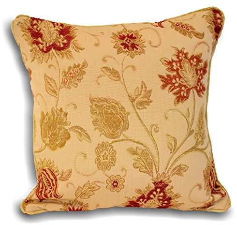 Riva Paoletti Zurich Cojín, Champagne Cream,Hilo Bordes, Polyester