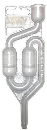 Fermentation Tube for Rubber Stoppers with Hole - Cork Bottle Cork Wine Balloon Cork Fermentation Kit Wine Balloon Laboratory Glass Balloon