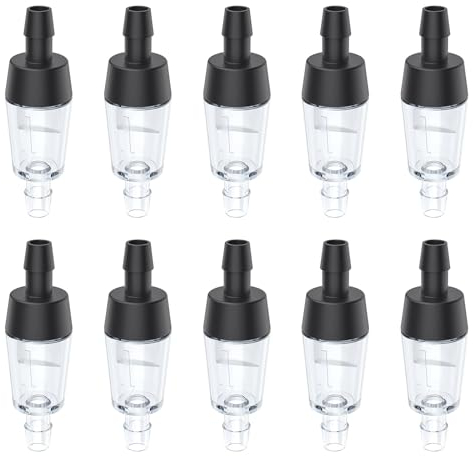 Pawfly 10 Stück Aquarien-Rückschlagventile Schwarz‌ Einweg-Rückschlagventil für Luftpumpen‌ ‌Zubehör für Aquarien‌