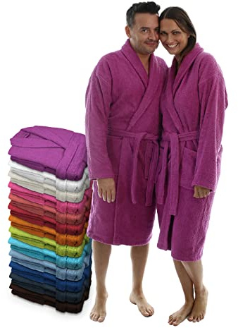 LEBENGOOD Albornoz Mujer 100% Algodón OEKO-TEX, Toalla Rizo Americano 450 gsm, Albornoces Juveniles, Ducha, Piscina, Bata Baño, Unisex,Hombre, Tallas S M L XL XXL 3XL