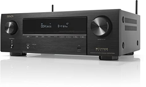Denon AVR-X1700H 7.2 Channel AV Receiver - 80W/Channel, Advanced 8K HDMI Video w/eARC, Dolby Atmos, DTS:X, Built-in HEOS, Amazon Alexa Voice Control