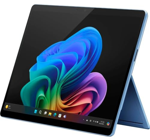 Microsoft Surface Pro 2-in-1 Laptop/Tablet (2024), 13 OLED Touchscreen Display, 16GB RAM, 512GB Storage | Windows 11 Copilot+ PC, Snapdragon X Elite (12 Core), Sapphire