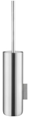 blomus WC-Bürste -MODO- | WC Garnitur mit Wandhalterung | Toilettenbürste aus Stahl titanbeschichtet | Farbe Edelstahl matt | Bad Zubehör modern & rostfrei | platzsparend | minimalistisches Design