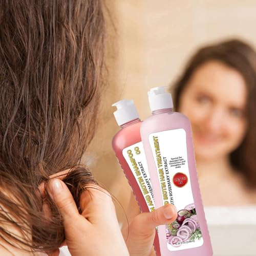 Shampoo und Conditioner – Für das Haarwachstum, Zwiebel-Shampoo, Zwiebel-Shampoo, Biotin und Rosmarin, Shampoosets und Conditioner