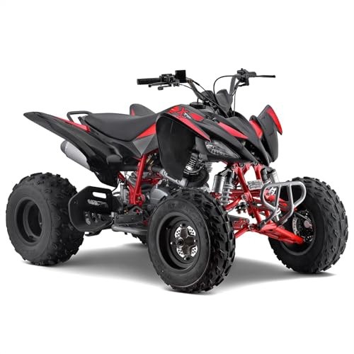 FunBikes Xtrax Sport 250cc Black/Red Young Adult Petrol Quad Bike – Electric Start, 4-Speed Gearbox, Mono Shock Suspension, CE Approved, Delivered Fully Assembled