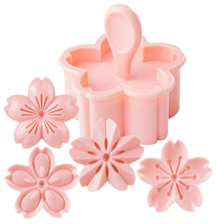 Kakskärare frimärken för bröllop 4 stilar 3D blomma kakskärare plast söta baktillbehör för bröllop baby shower festtillbehör kök.