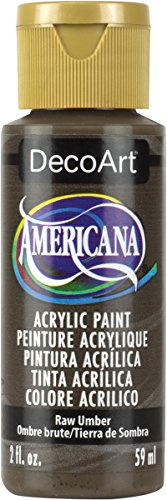 DecoArt Americana Acrylic Multi-Purpose Paint, Raw Umber