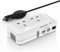 BESTEK 200W Power Inverter DC 12V to AC 230V 240V Dual Socket Car Voltage Converter Transformer with 4 USB Car Charger