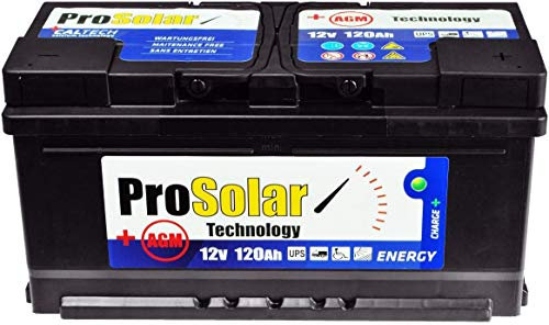 Batteria solare da 120 Ah, AGM 12 V, non necessita di manutenzione, 150 Ah, 140 Ah, 110 Ah