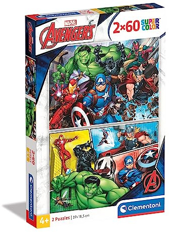 Puzzle Supercolor The Avengers 2x60