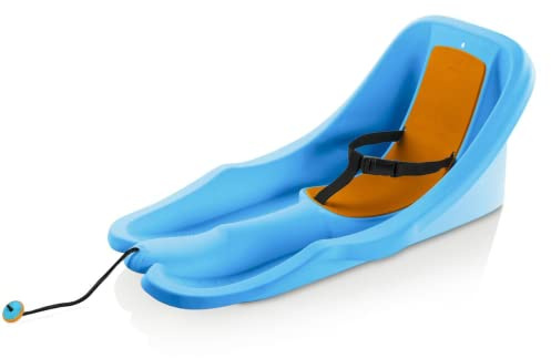 Gizmo Riders Baby Bob Schlitten für Kleinkinder von 6 Monaten bis 3 Jahre - Kinder Schlitten mit Sicherheitsgurt Rutscher aus Kunststoff