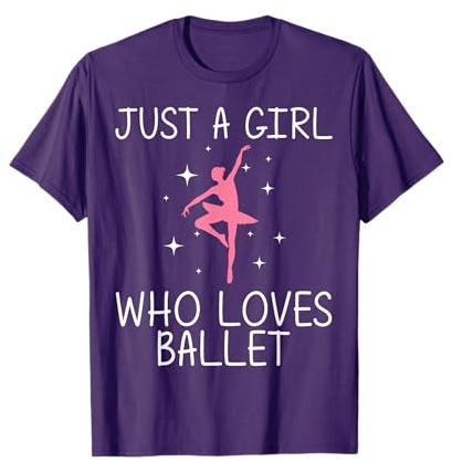 Cool Ballet For Girls Kids Ballerina Dance Ballet Dancer T-Shirt