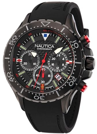 Nautica Reloj cronógrafo NST de 49 mm para hombre
