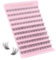 RSYHVG False Eyelashes Cluster D Curl Lashes 120 Pcs Individual Cluster With Clear Band Natural Soft Wispy Cluster Lashes 8-16mm Diy Lash